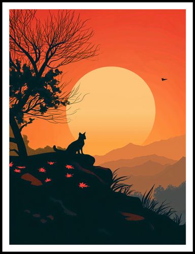 Plakat 75x100cm Kocie Wzgórze na Arena.pl