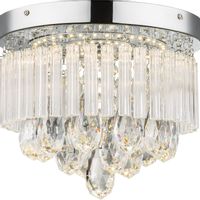 Plafon kryształowy Manilo 68598A nad łóżko LED 12W chrom