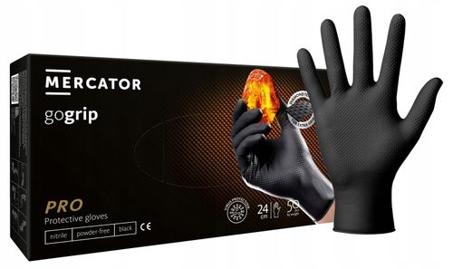 rękawice nitrylowe 50 szt. 9-l gogrip black na Arena.pl