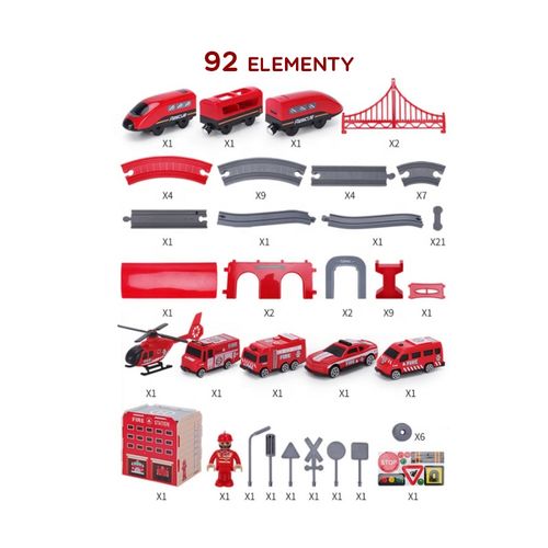 WOOPIE Kolejka Elektryczna Tor Samochodowy Stra na Arena.pl