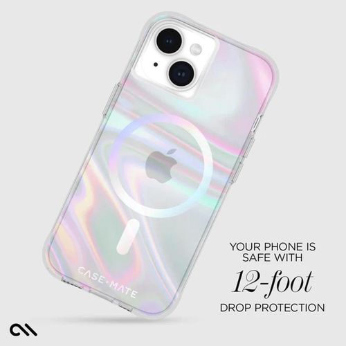 Etui do iPhone 15/14/13, Case-Mate Soap Bubble, MagSafe, Case, Cover na Arena.pl