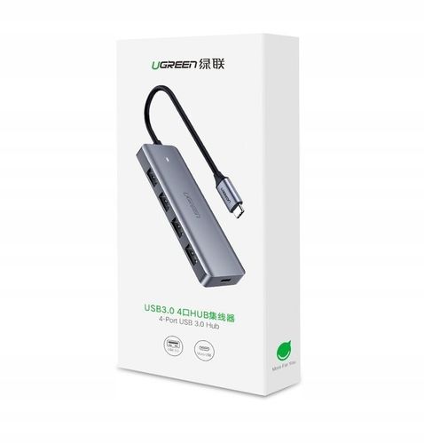 UGREEN HUB ROZDZIELACZ ADAPTER USB-C TYP-C NA 4x USB 3.0 TRANSFER DO 5 Gbps na Arena.pl