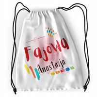 Plecak Dla Anastazji Sportowy Szkolny Worek Torba Z Nadrukiem Ze Zdjęciem