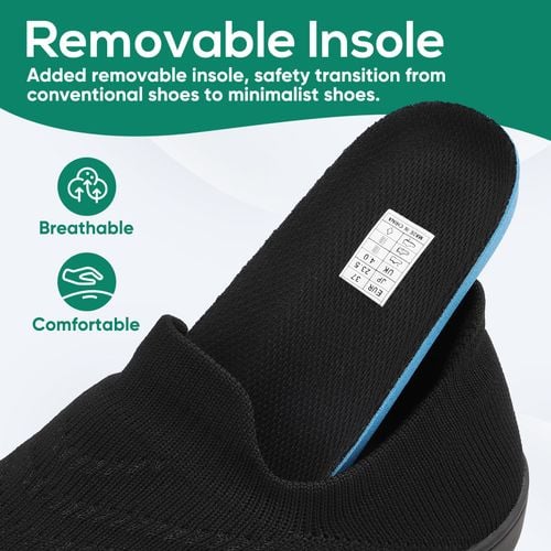 Buty Damskie Slip On Oddychające Wygodne Czarne 39 EU Siateczka Wsuwane na Arena.pl