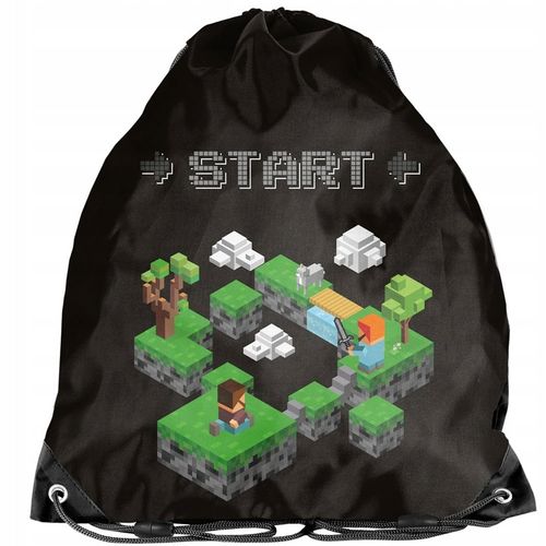 TORNISTER PLECAK SZKOLNY GAMER DO 1 KLASY PIKSELE PIÓRNIK WOREK na Arena.pl