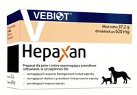 HEPAXAN 60 tabletek na wątrobe dla psów i kotów VEBIOT