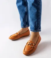 Brązowe mokasyny damskie Couturier 38