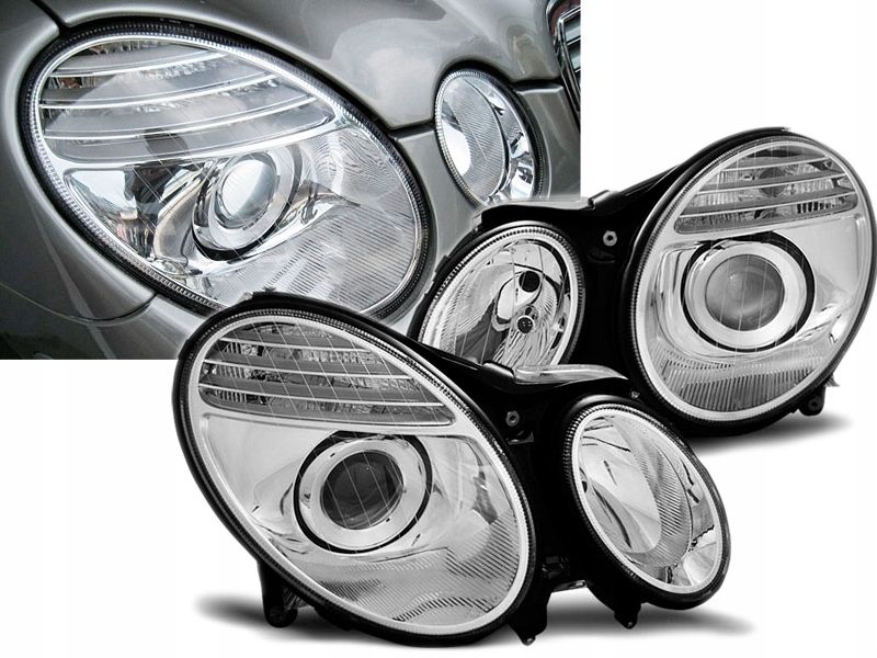 Lampy Reflektory MERCEDES W211 E-KLASA 02-06 H7 zdjęcie 2