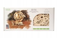 DREWNIANY MODEL DO SKŁADANIA BEZ KLEJU PUZZLE 3D GLOBUS UGEARS 70128