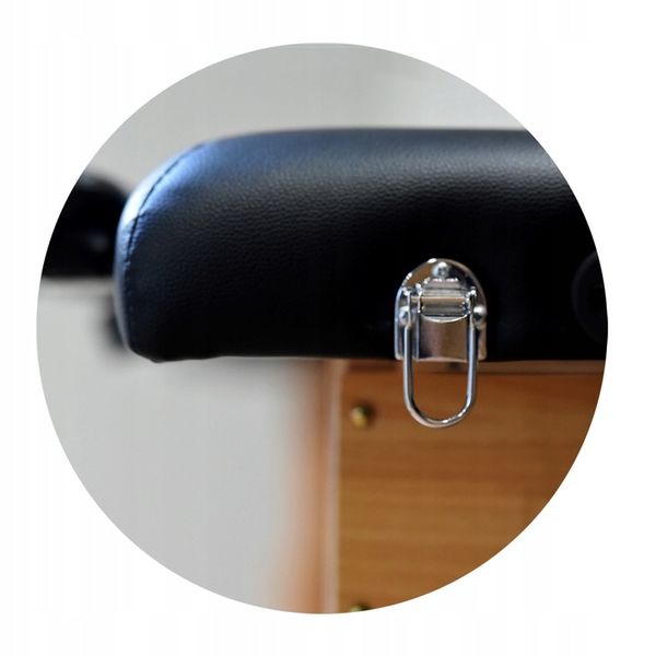 Stół Łóżko Masażu Składany Przenośny Drewniany 3- Segmentowy Leżanka zdjęcie 12