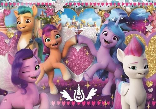 PUZZLE 104 MAXI MY LITTLE PONY CLEMENTONI 23764 na Arena.pl