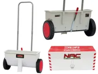 SIEWNIK ROZSIEWACZ NAWOZÓW NASION NAC S12-K 45 CM 12 LITRÓW 8 POZYCJI