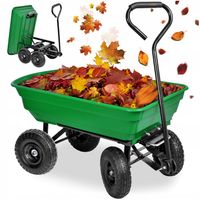 WÓZEK OGRODOWY TRANSPORTOWY TACZKA WYWROTKA PRZYCZEPKA DO OGRODU 3w1 300kg