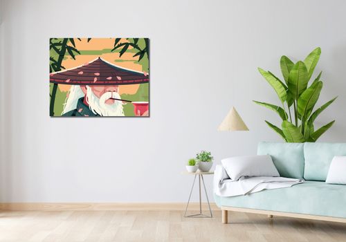 Obraz 90x70cm Starszy Dziadzio na Arena.pl