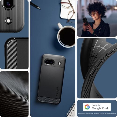 spigen rugged armor google pixel 8a matte black na Arena.pl
