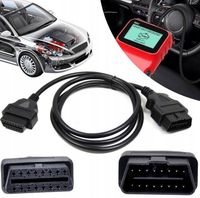 KABEL PRZEDŁUŻKA OBD 2 II PRZEDŁUŻACZ ADAPTER 16 PIN 150CM PRZEDŁUŻKA DIAG
