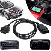 KABEL PRZEDŁUŻKA OBD 2 II PRZEDŁUŻACZ ADAPTER 16 PIN 150CM PRZEDŁUŻKA DIAG