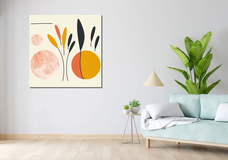 Obraz 100x100cm Słoneczne Refleksy zdjęcie 2