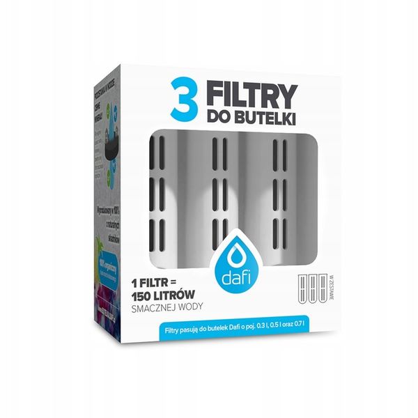 Wkład filtrujący do butelki Dafi Soft & Solid 3 szt. zdjęcie 2