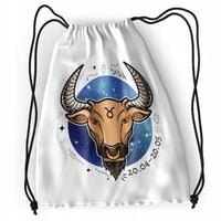 Plecak Byk Znaki Zodiaku Sportowy Szkolny Worek Z Nadrukiem Ze Zdjęciem