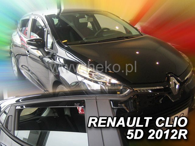 Owiewki Renault CLIO IV 5d. HTB 2012-2019r. Z TYŁAMI zdjęcie 2