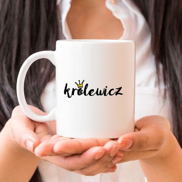 Kubek z napisem - królewicz zdjęcie 1
