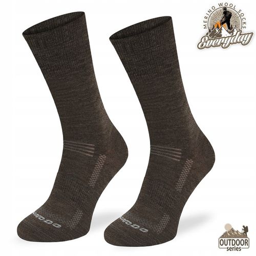 Wełniane skarpety termoaktywne do trekkingu 40% wełny merino COMODO TRE17 na Arena.pl