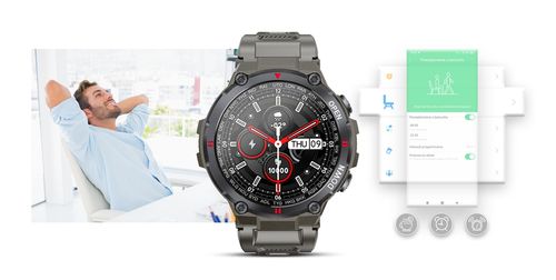 Smartwatch Giewont Focus SmartCall GW430-2 - Stone na Arena.pl