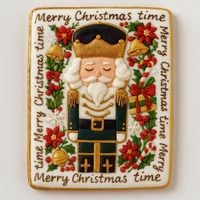 CIASTKO LUKROWANE DZIADEK DO ORZECHÓW NO.32 PION ROZ.S RĘCZNIE ROBIONE