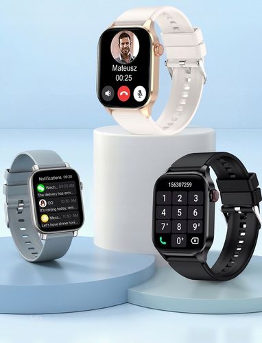 Zegarek Damski Smartwatch 380MAH ROZMOWY AMOLED Z Pomiar Cukru Ciśnienie na Arena.pl