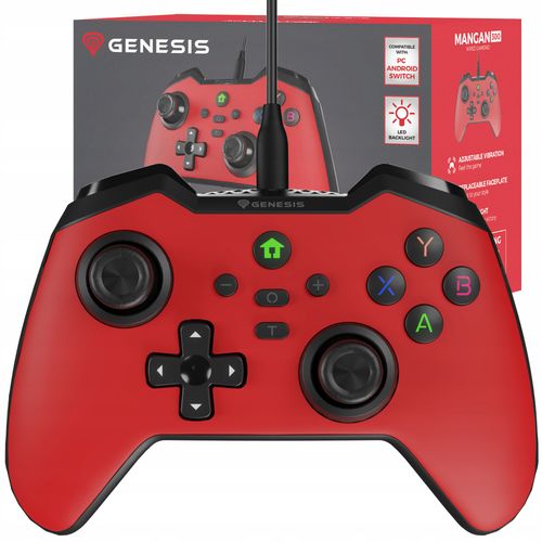 Gamepad Genesis Mangan 300 - PC Nintendo Switch Android Steam Deck Asus ROG na Arena.pl