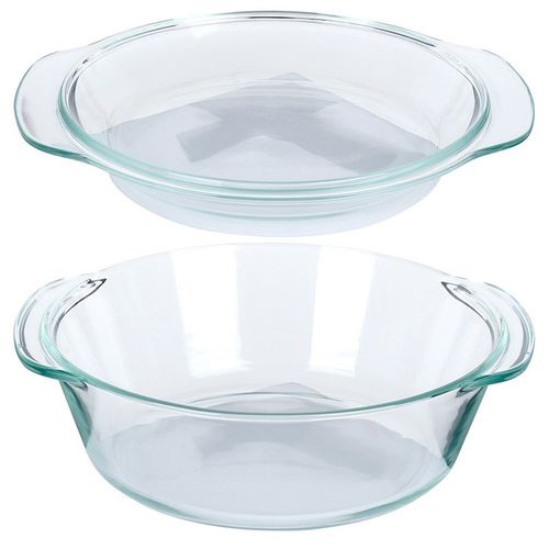 Naczynie ŻAROODPORNE szklane pieczenia do zapiekania forma brytfanka na Arena.pl