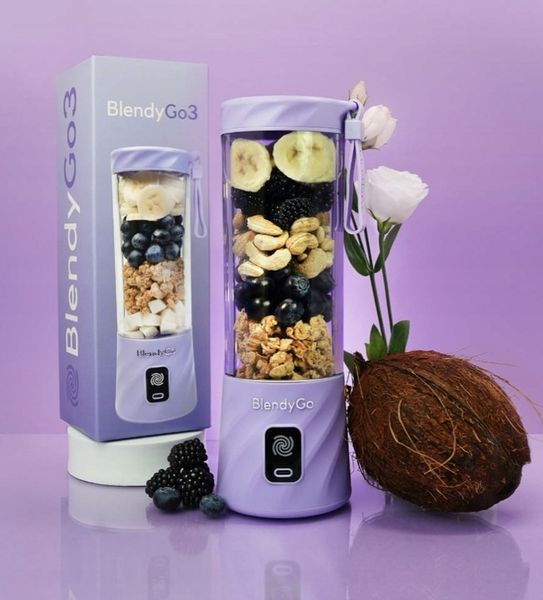 Blender bezprzewodowy BlendyGo 3 550 ml Lawendowy zdjęcie 6