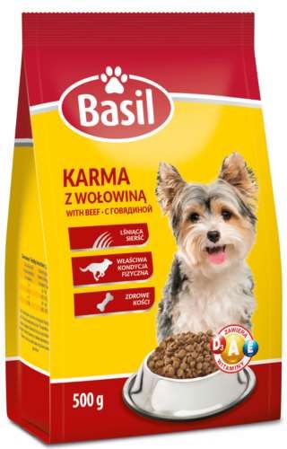 Karma sucha dla psa Basil z wołowiną 500 gram na Arena.pl
