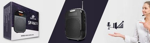 Przewodowy wzmacniacz głosu mikrofon SP-VA11 +FM przewodnik, nauczyciel na Arena.pl