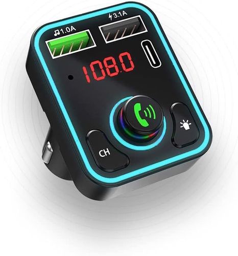 Transmiter samochodowy FM Bluetooth 2 ładowarki na Arena.pl