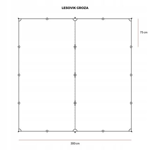 Tarp do hamaka Lesovik Groza walnut brown na Arena.pl