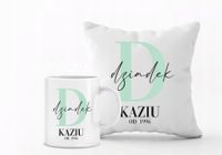 Zestaw PODUSZKA i KUBEK PREZENT dla DZIADKA twój tekst duży wybór