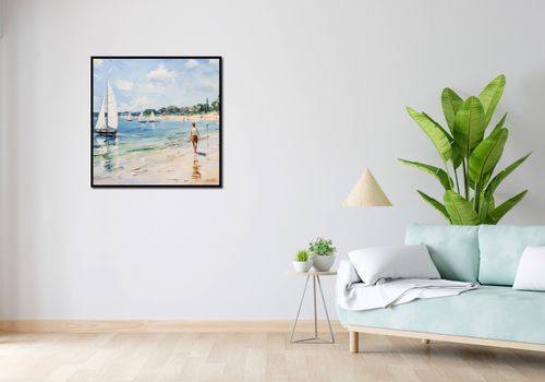 Plakat 80x80cm Życie na Brzegu na Arena.pl