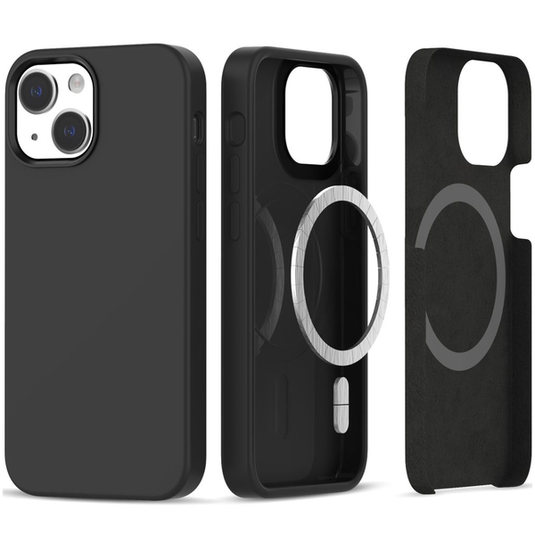 TECH-PROTECT SILICONE MAGSAFE IPHONE 15 MATTE BLACK zdjęcie 1