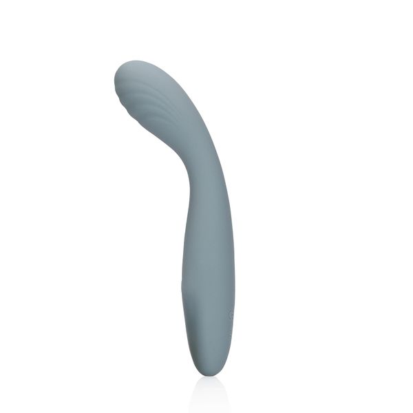 Ultra Soft Silicone G-Spot Vibrator - Basalt Grey zdjęcie 2