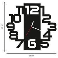 ZEGAR ŚCIENNY CYFRY 38cm M 145.10