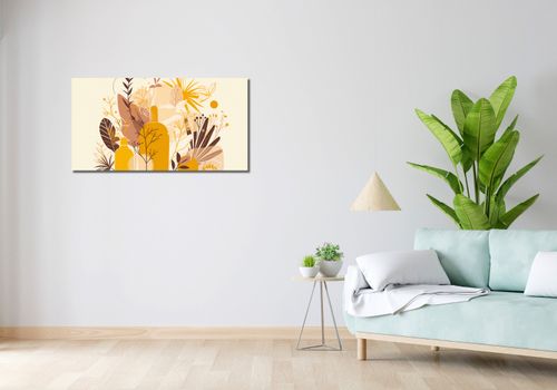 Obraz 100x50cm Złote Rośliny na Arena.pl
