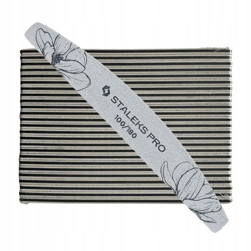 STALEKS Pilnik Łódka Do Paznokci Mineralny Expert 100/180 - 25 sztuk na Arena.pl