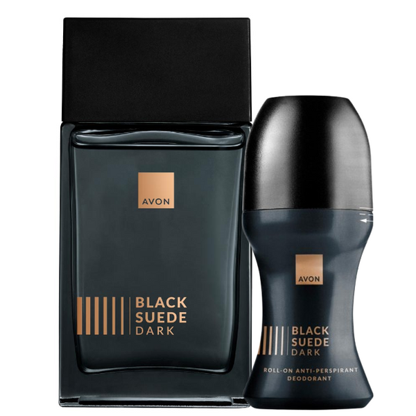 Avon Black Suede Dark Zestaw Męski Perfumy + Kulka zdjęcie 1