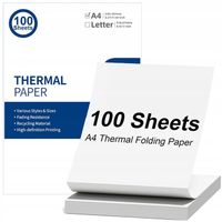 PAPIER TERMICZNY A4 100 ARKUSZY DO PRZENOŚNEJ DRUKARKI M08F I INNYCH MODELI