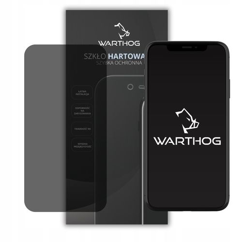 Szkło hartowane prywatyzujące Warthog do Apple iPhone 15 Pro Max 2szt EZFit na Arena.pl