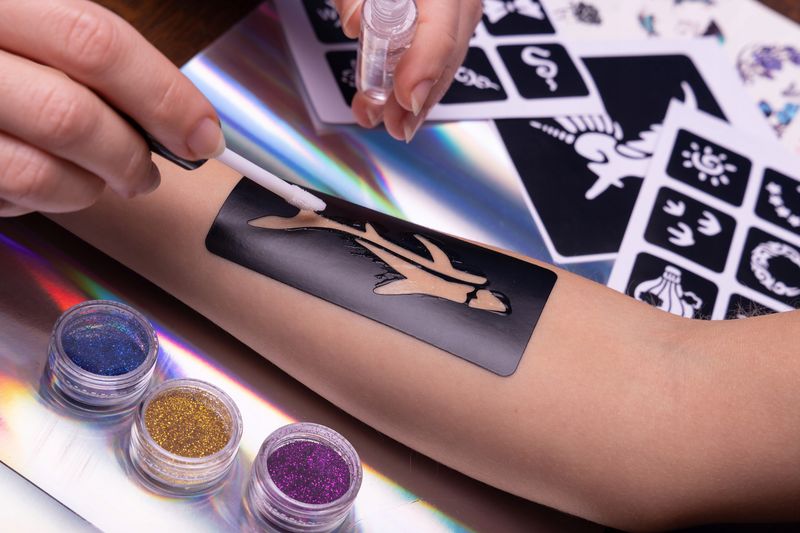 ZESTAW TATUAZY ”D” NR:8588 zdjęcie 4