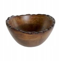 MISKA 16x 15 x 7cm Drewno mango , ciemny brąz