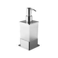 Riko dozownik do mydła w płynie stojący, chrom